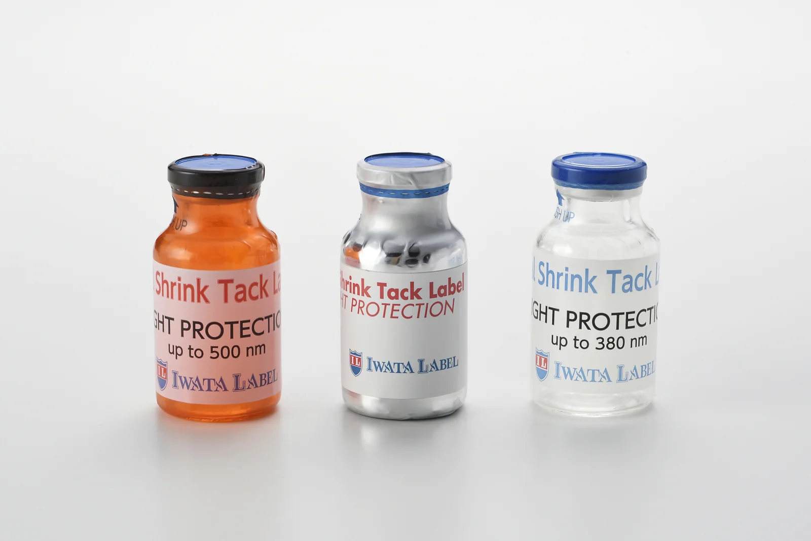 Chemical packaging shrink labels