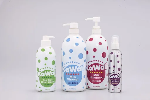 Shampoos packaging shrink labels 2
