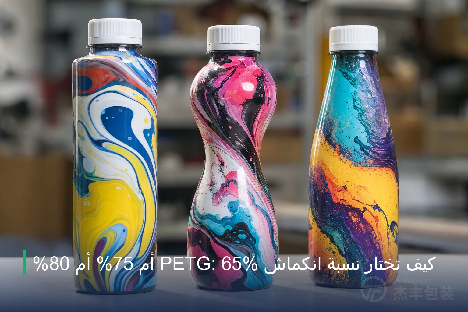 كيف تختار نسبة انكماش PETG: 65% أم 75% أم 80%