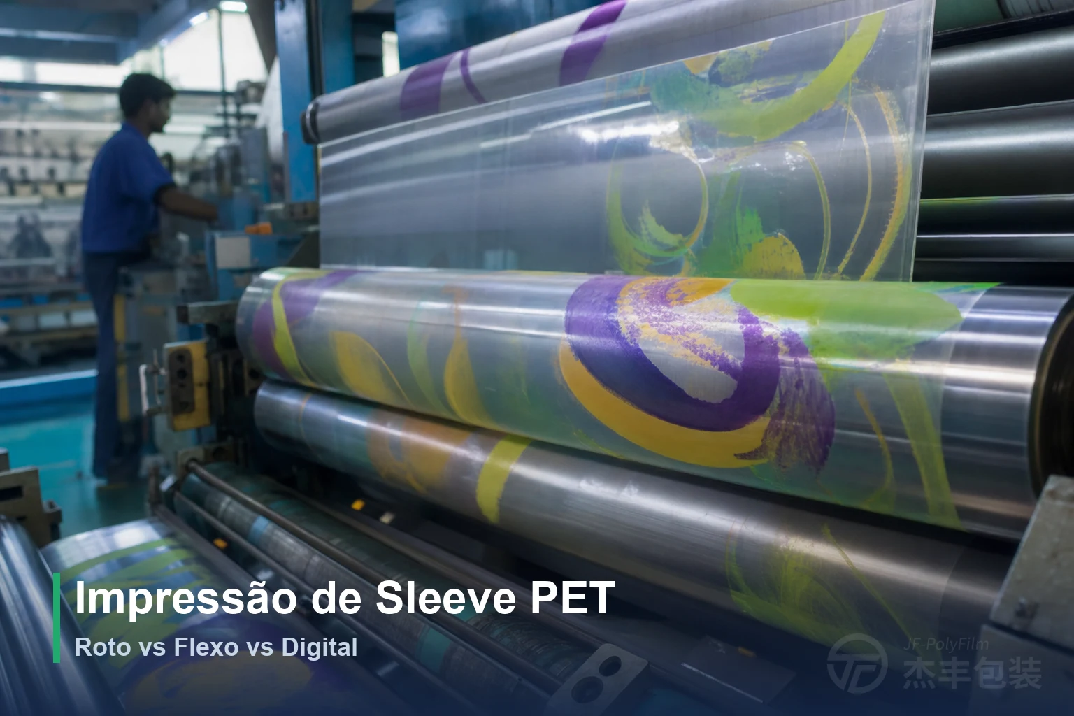 Impressão de Sleeve PET: Roto vs Flexo vs Digital
