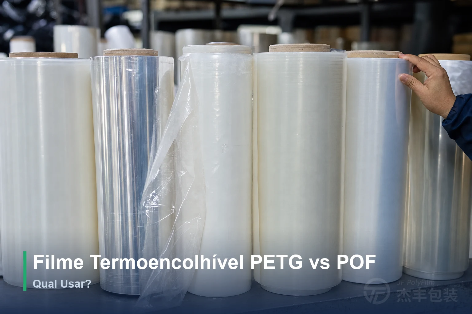 Filme Termoencolhível PETG vs POF: Qual Usar?