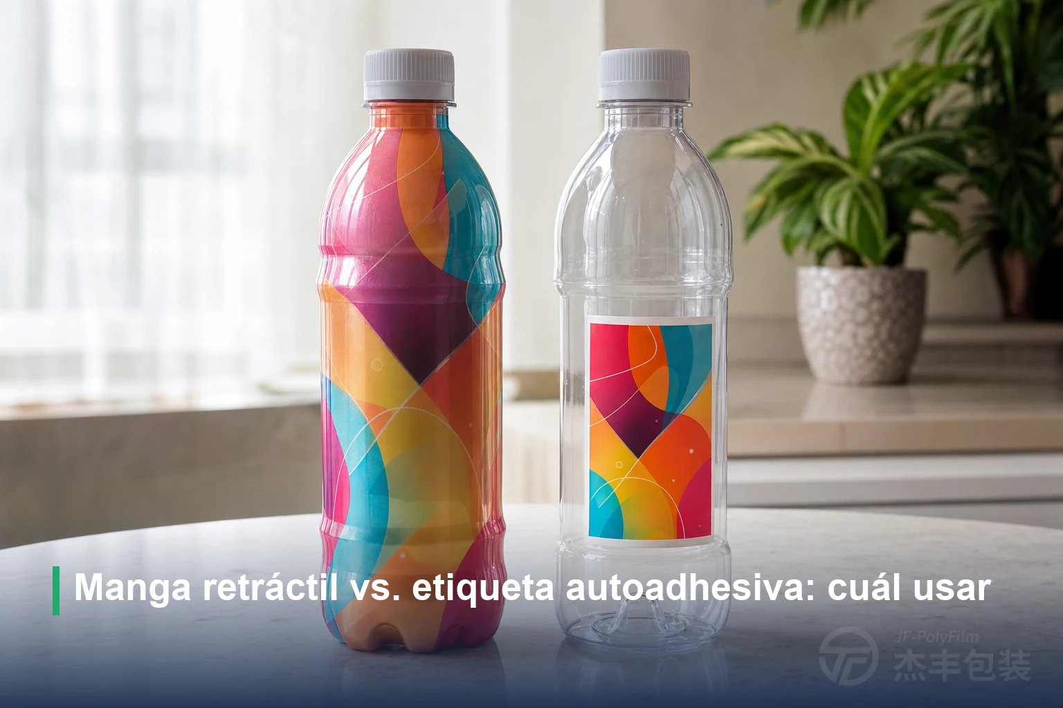 Manga retráctil vs. etiqueta autoadhesiva: cuál usar